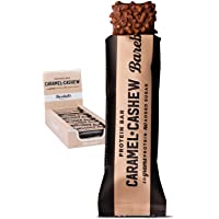 Los mejores  - Barritas de Proteínas Barebells Caramel Cashew (Sabor Anacardo y Caramelo) 12 Barritas x 55g- Ricas en Proteínas- Baja…